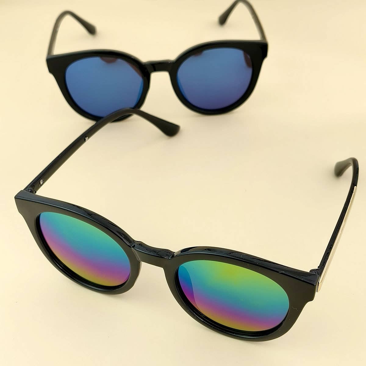 TRENDY FASHION ROUNDED SUNGLASSES