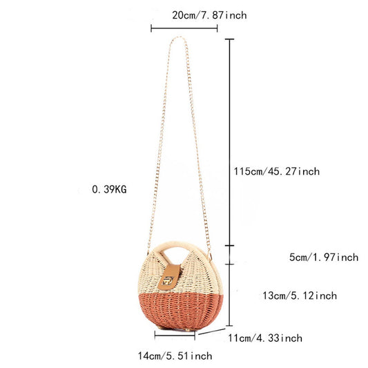 COLORBLOCK BEACH WOVEN SHOULDER BAG_CWAB2120