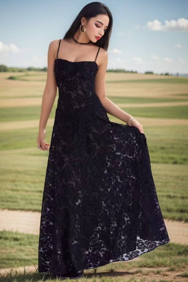 CWDMD5651_STRAPLESS OFF SHOULDER SLEEVELESS CAMI DRESS