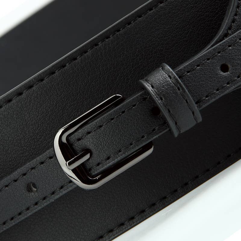Fashionable versatile and high-end wide belt
