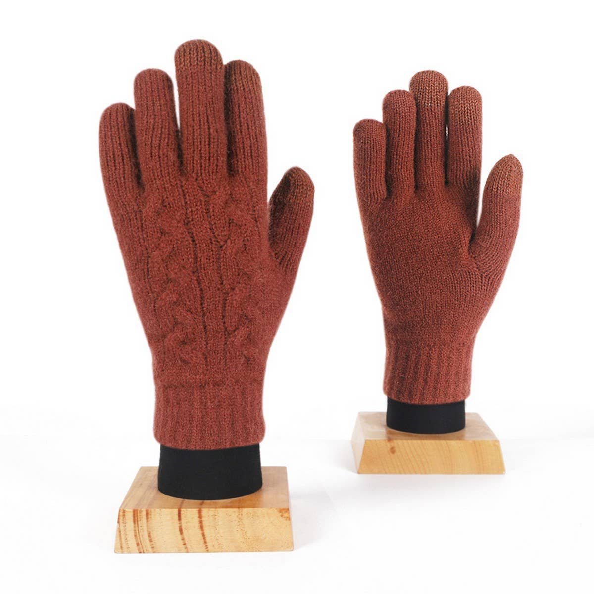 WINTER WOMEN'S WARM TOUCH SCREEN KNITTED GLOVES