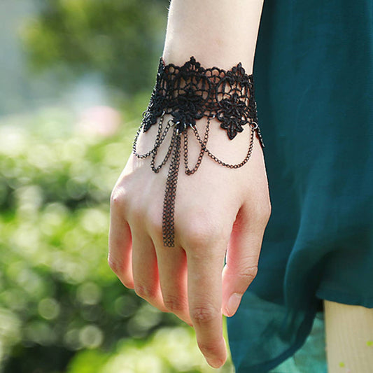 HALLOWEEN FASHION LACE BRACELET RETRO WRIST