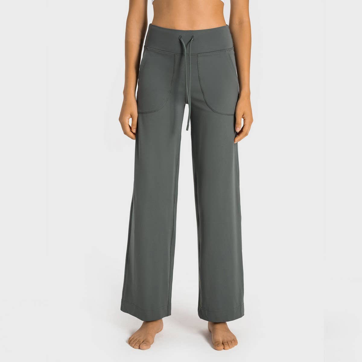 Zero Feel Wide-Leg Yoga Pants with Pockets_CWAB5230