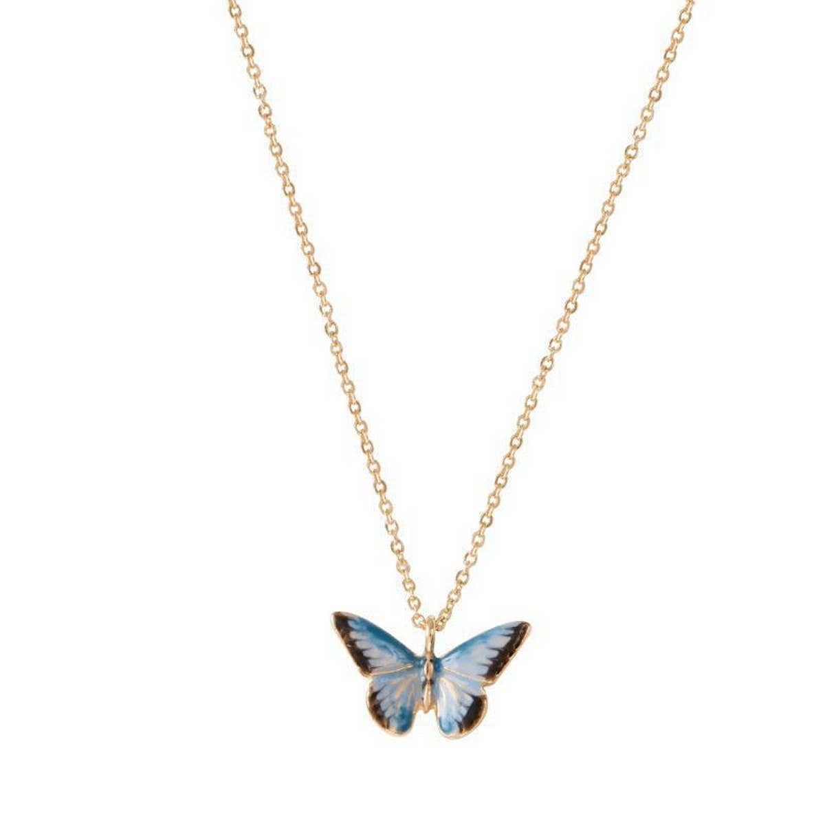 Sweet 3D Butterfly Necklace for Women