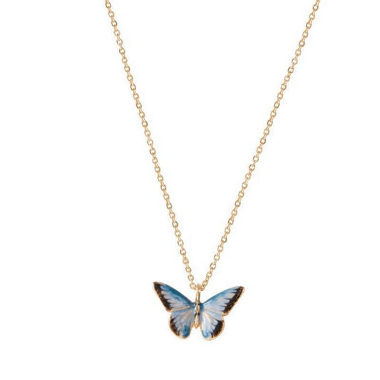 Sweet 3D Butterfly Necklace for Women