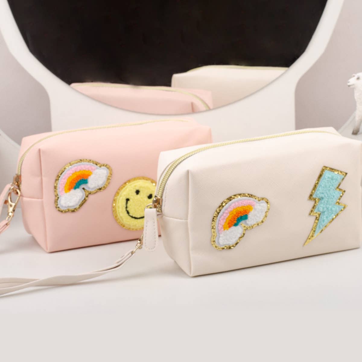WOMEN FASHION LETTER STICK PORTABLE COSMETIC BAG_CWAB0592