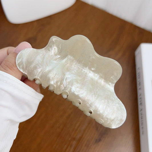 Elegant Cloud Acrylic Hair Claw,Chic Ponytail Clip_CWAHA1593