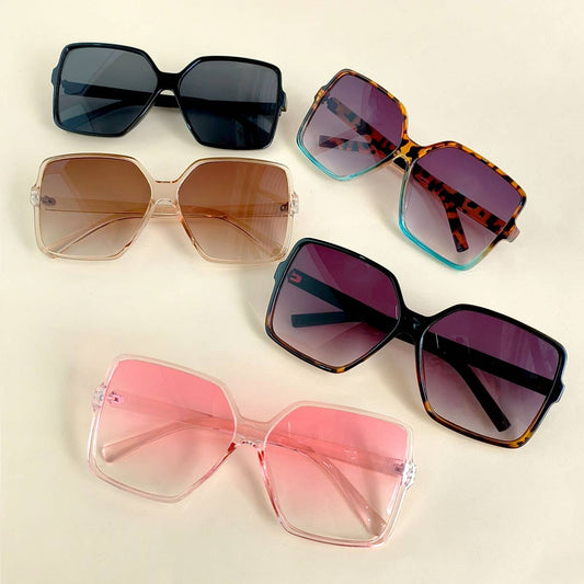HIGH FASHION OVERSIZED SQUARE SUNGLASSES