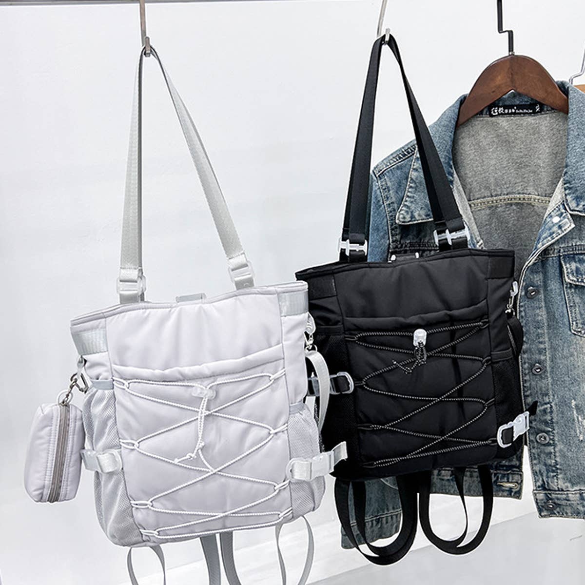 NEW DRAWSTRING BACKPACK SHOULDER BAG_CWAB1752