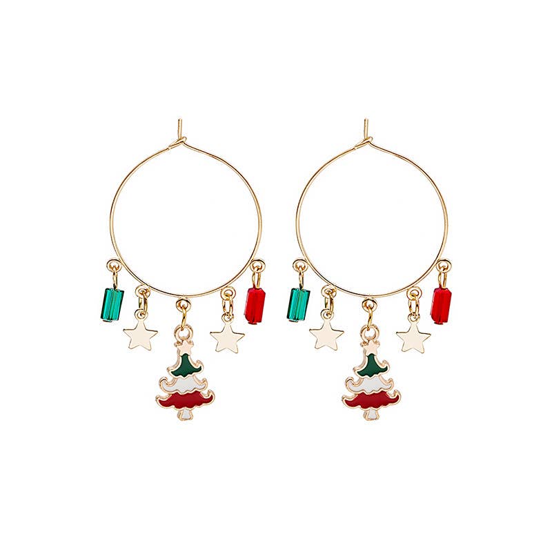 CHRISTMAS EXAGGERATED PERSONALITY EARRINGS