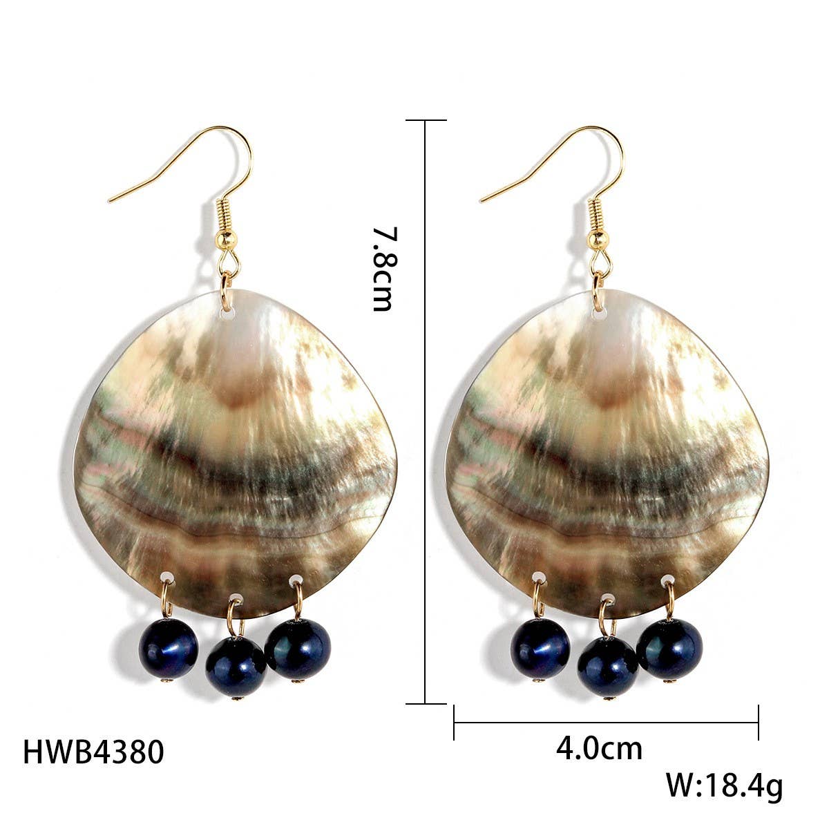 FASHION NATURAL MOTHER-OF-PEARL EARRINGS_CWMM4260