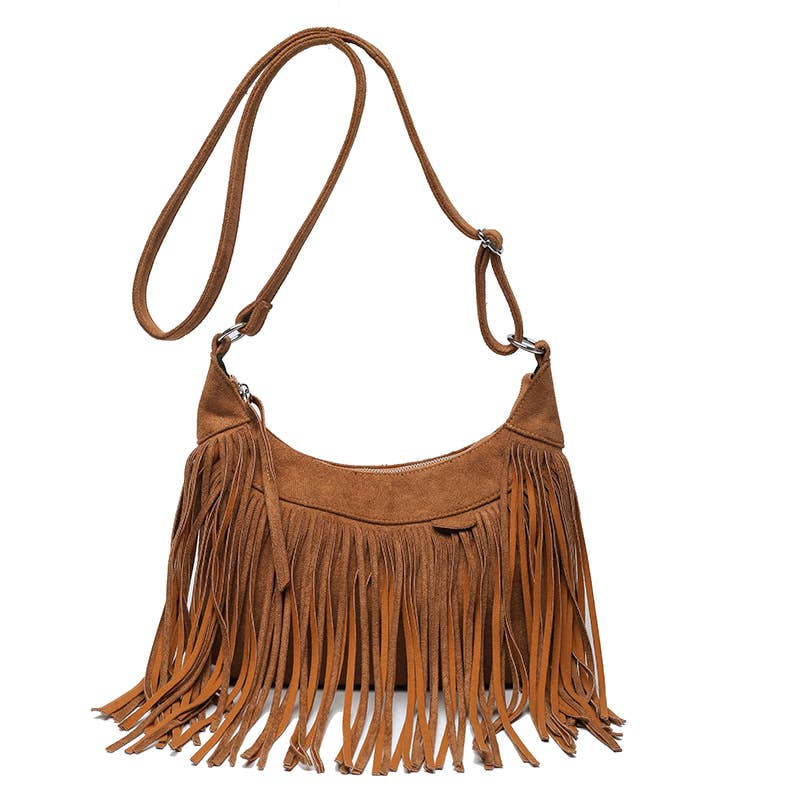 Tassel personalized large-capacity crossbody bag