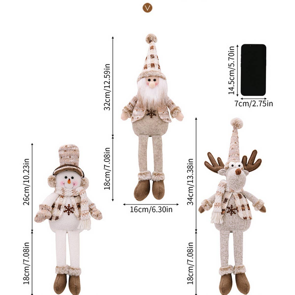 CWMM10336_NORDIC  CHRISTMAS GNOME SNOWMAN REINDEER