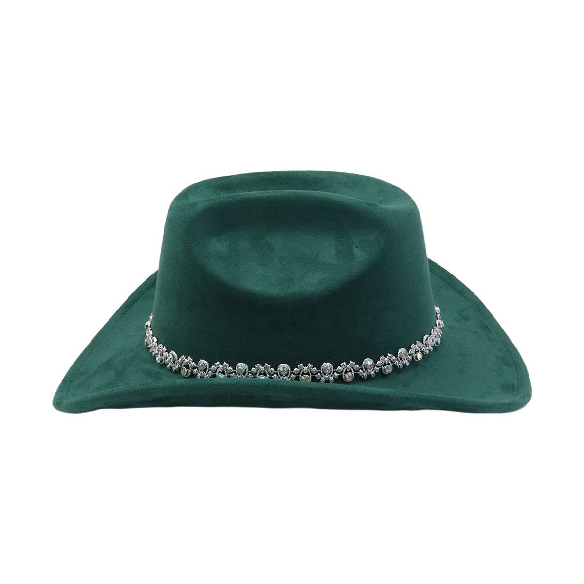 Soft Suede Fedora Hat Western Cowboy Style_CWAH04425