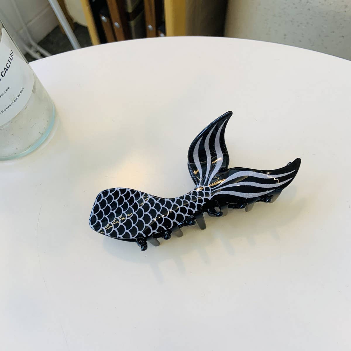 CWAHA1527_CARTOON MERMAID TAIL LARGE HAIR CLAW CLIP