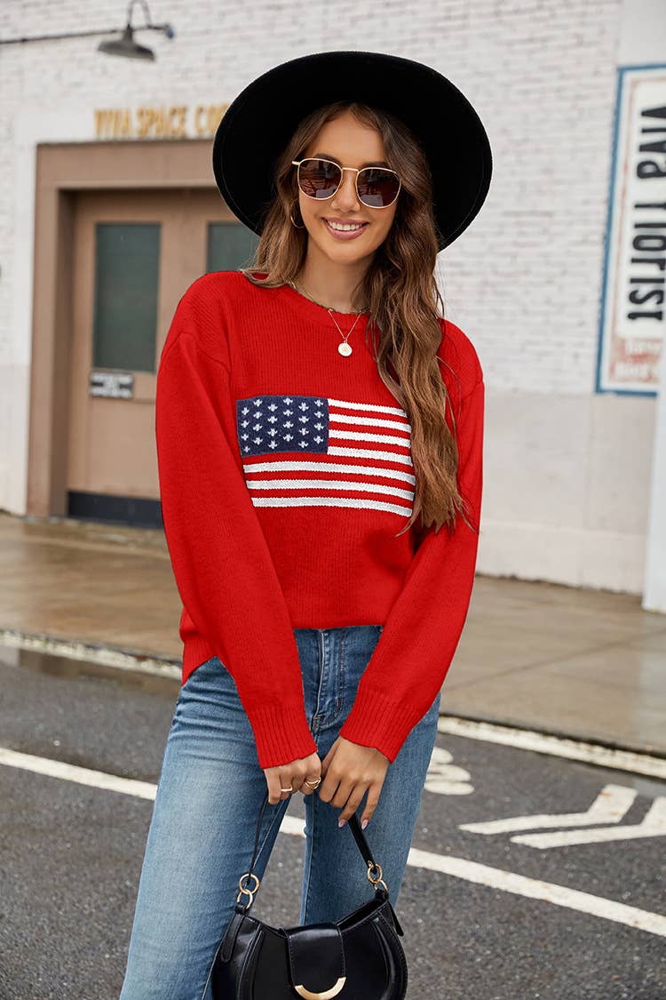 FLAG EASTER INDEPENDENCE DAY FASHION SWEATER