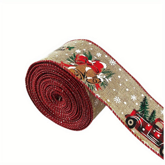 CWMM10207_CHRISTMAS  RIBBON ROLL HOLIDAY DECOR