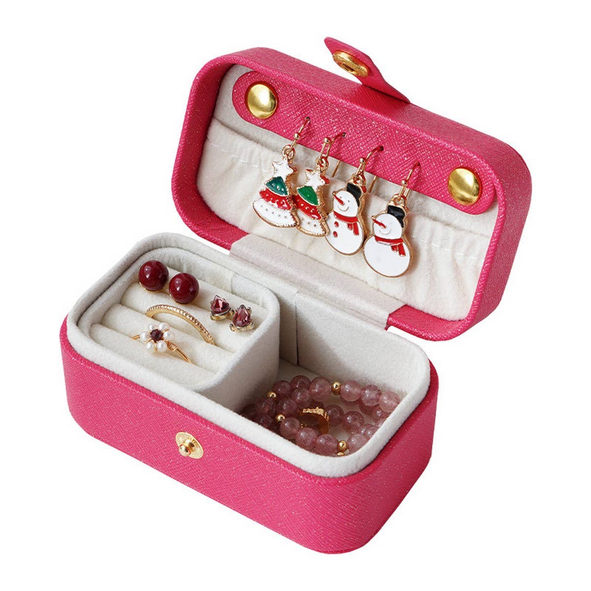 MINI SOLID COLOR JEWELRY STORAGE BOX