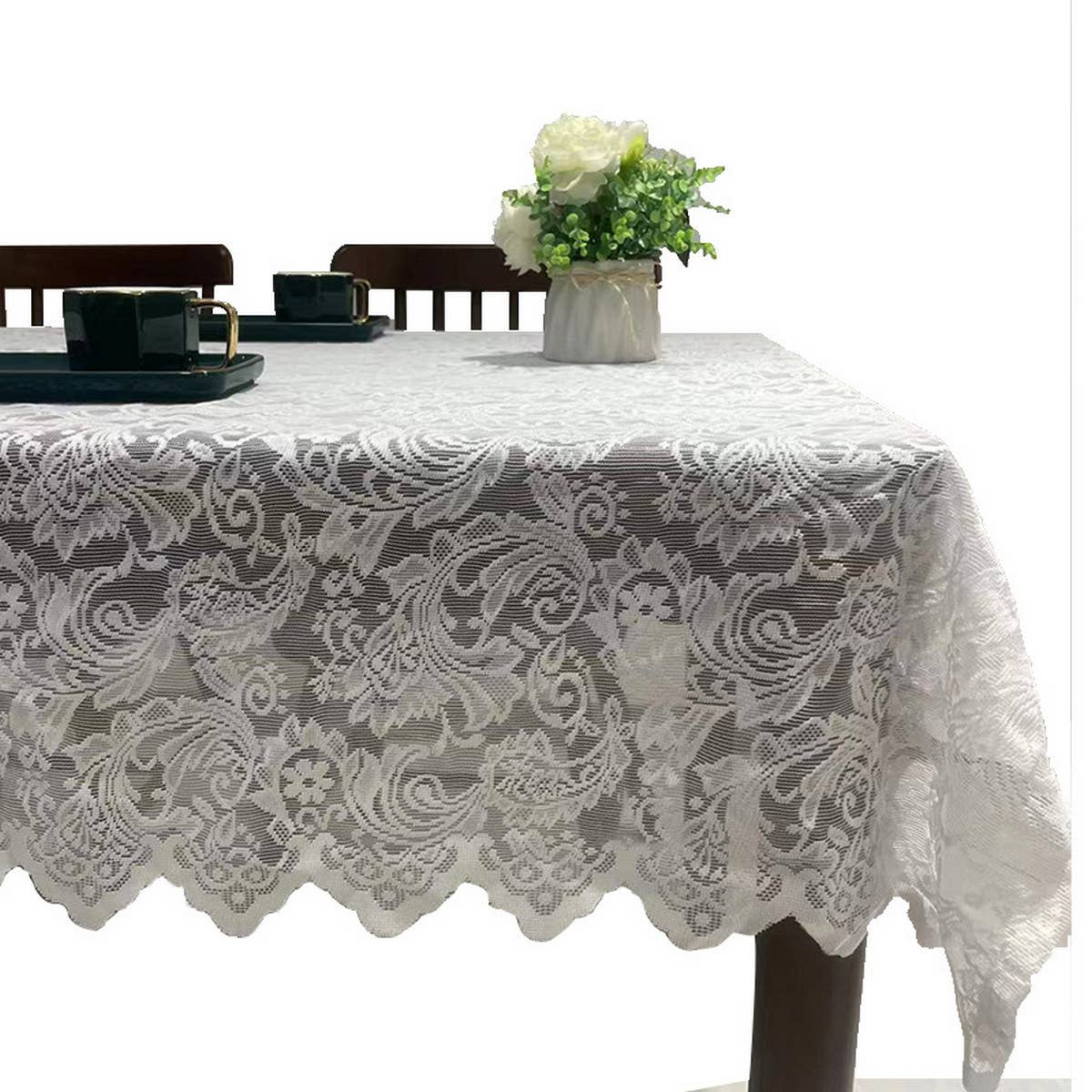 ROMANTIC LACE TABLECLOTH RECTANGULAR TABLECLOTH