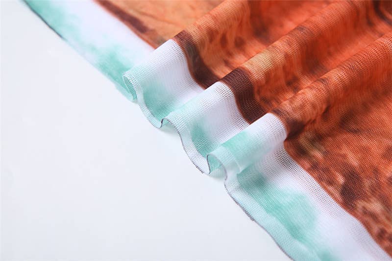 Fashion Sexy Slim Fit Crop Top with Print