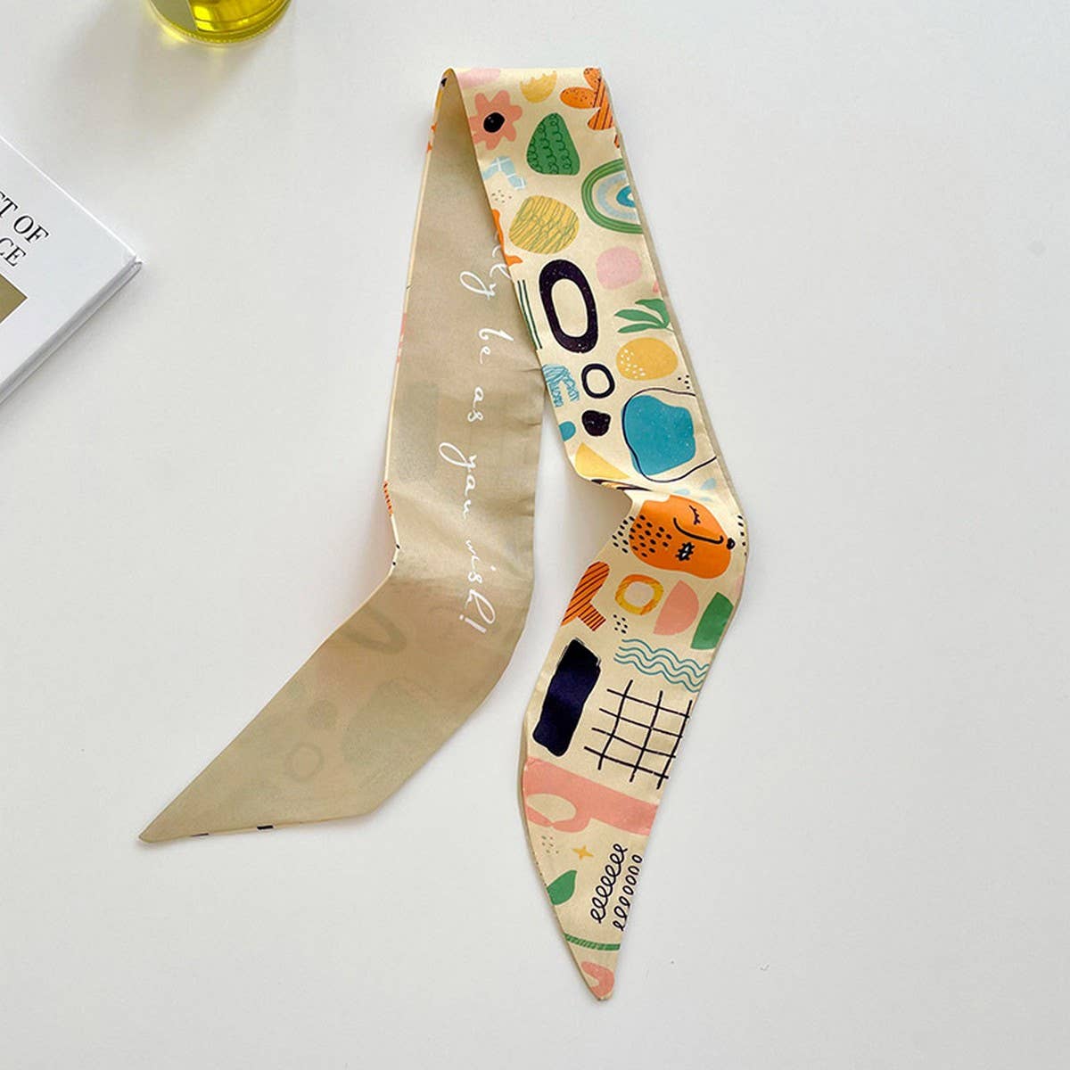 NARROW AND LONG BAG DECORATIVE RIBBONS