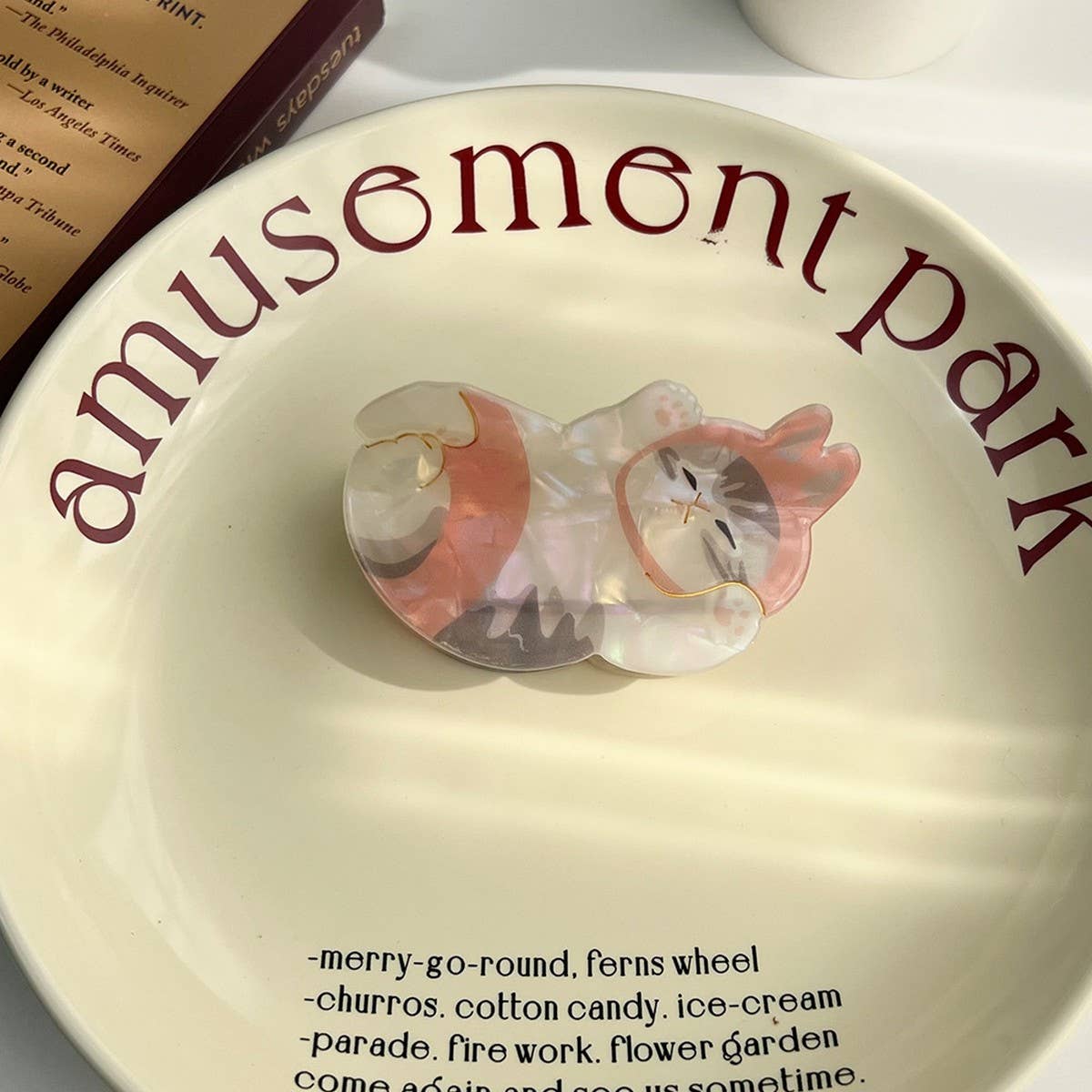 Cute Cat & Dog Claw Clip ? Acetate Animal Hairpin