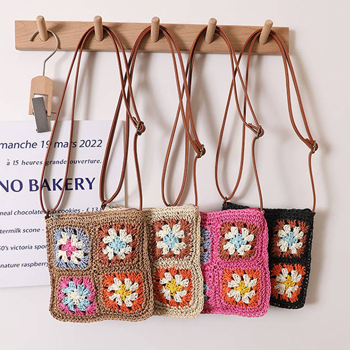 RETRO SQUARE HOLLOW FLOWER CROSSBODY STRAW BAG_CWAB1863