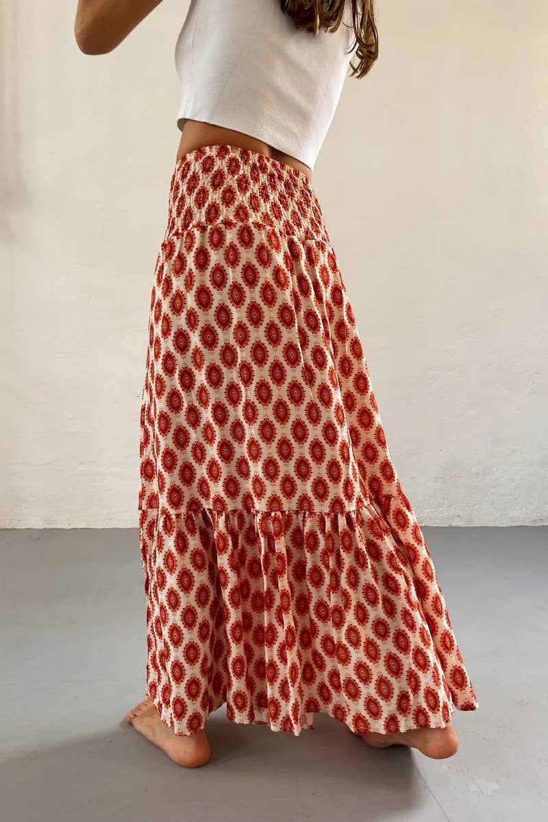 CWBLS0564_NEW SUMMER HOLIDAY STYLE SWING SKIRT