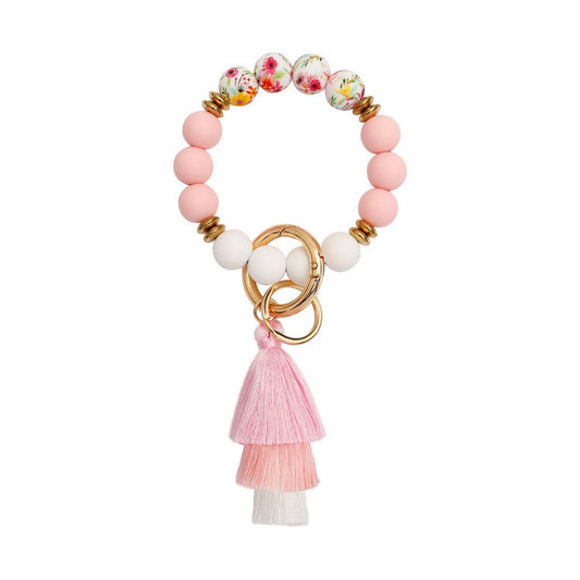 RETRO DUAL PURPOSE TASSEL BRACELET KEYCHAIN_CWMM1213