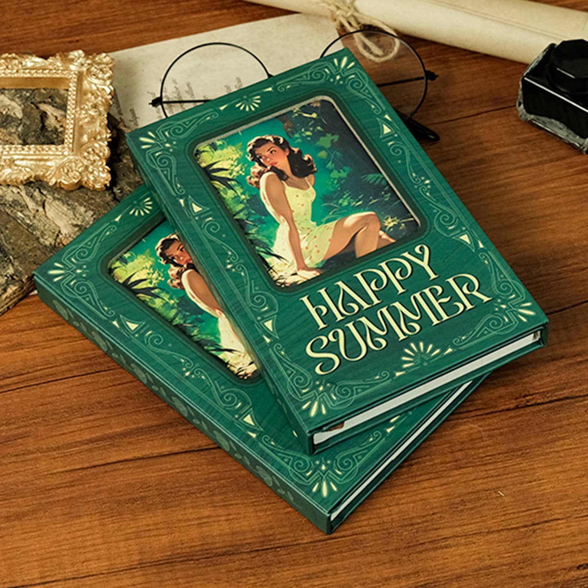 RETRO HAPPY SUMMER PORTABLE NOTEBOOK_CWMM1858