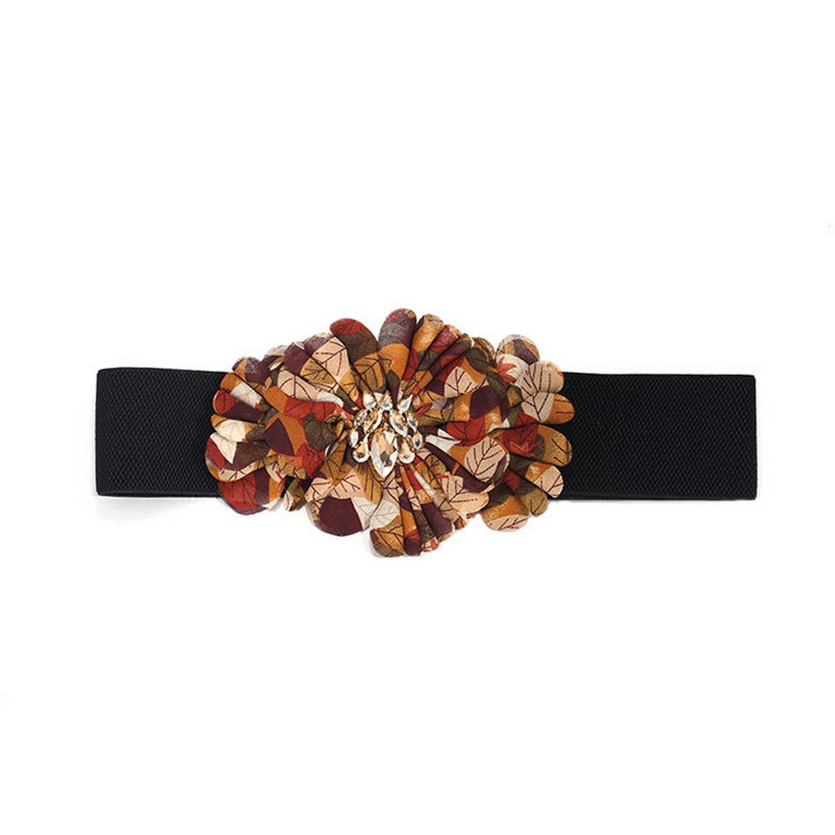 New Floral Fabric Waist Belt for Dresses