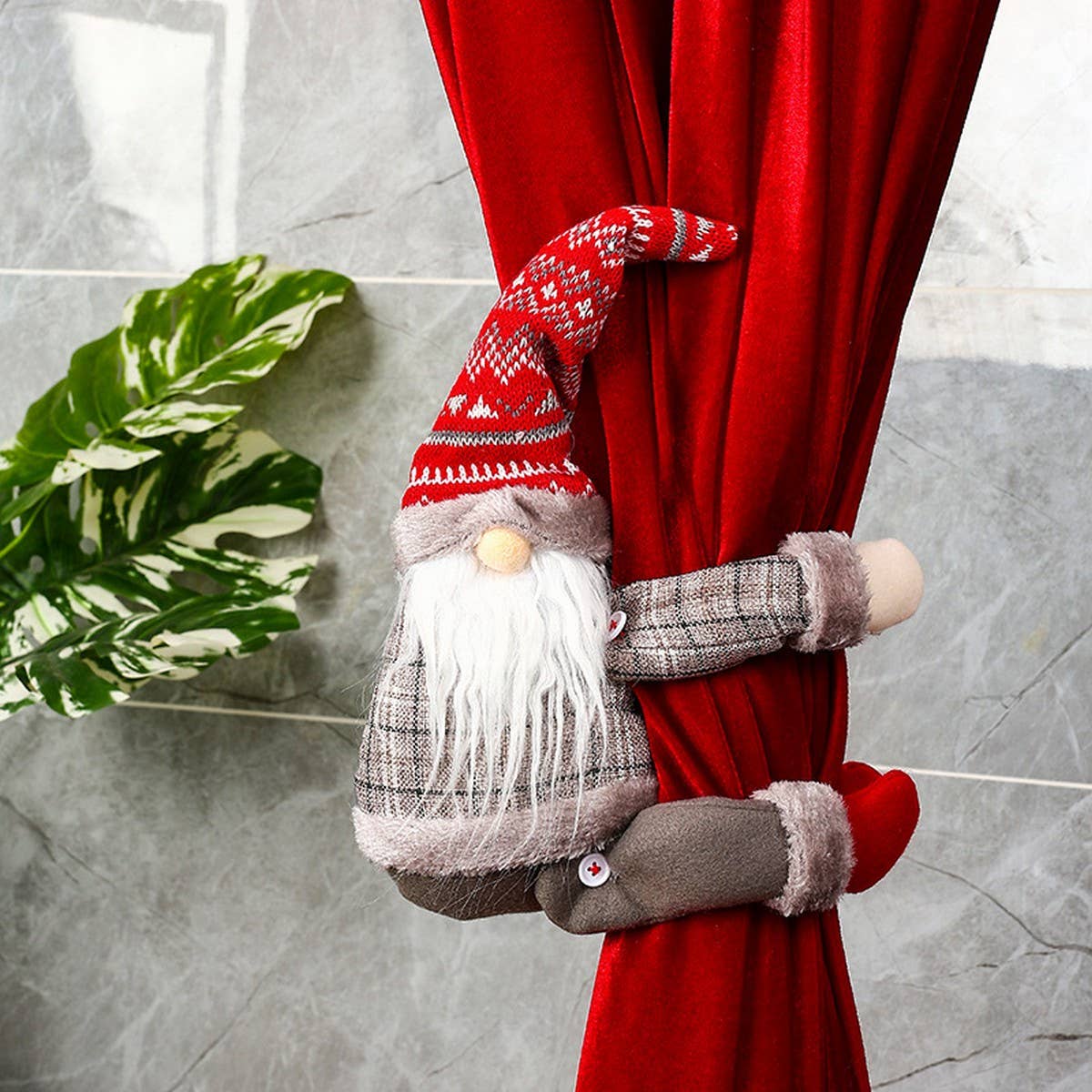 CWABE0200_Christmas Curtain Ties Curtain Buckle Home Decor