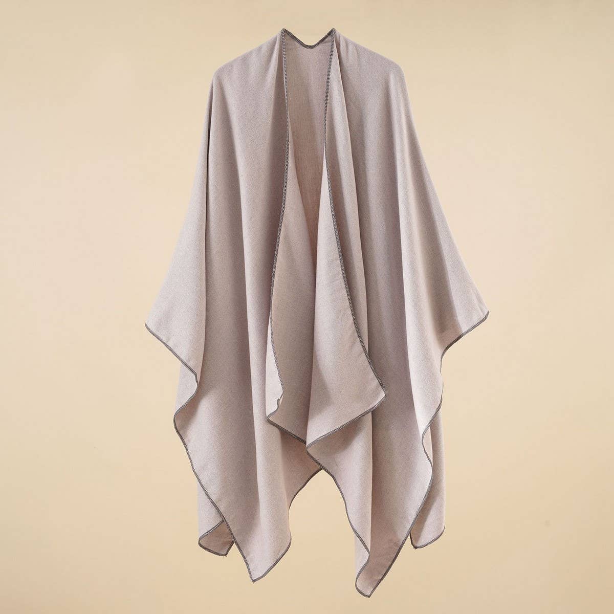 WARM CAPE SIMPLE SOLID COLOR FASHIONABLE SHAWL