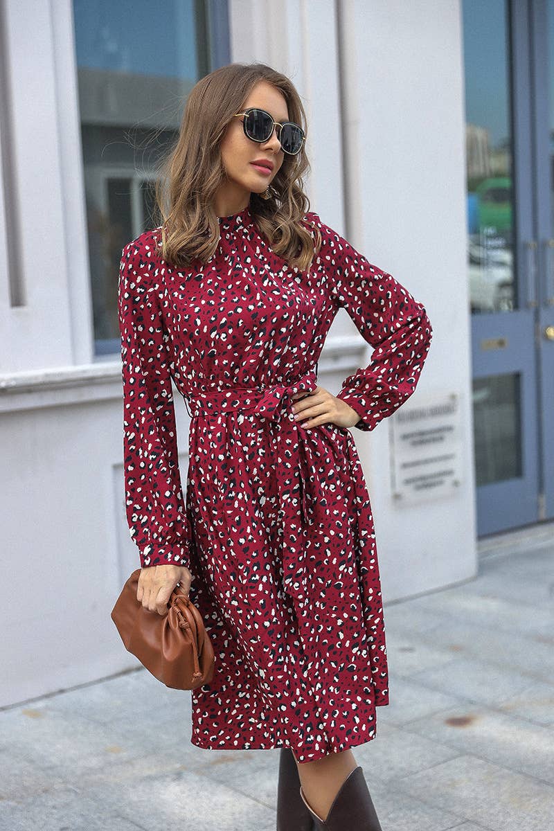 TEMPERAMENT DESIGN SENSE OF MID-STYLE DRESS