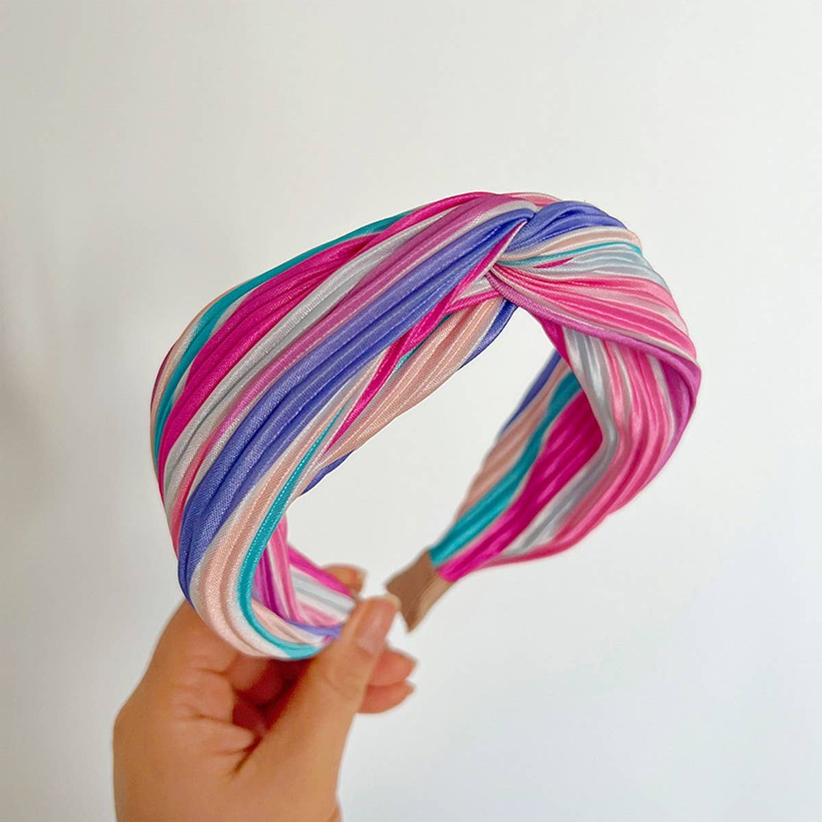 TEMPERAMENT CONTRASTING COLOR CROSS HEADBANDS_CWAHA1154