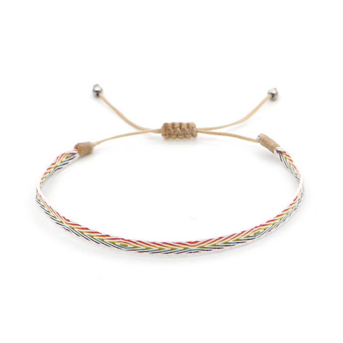 CWAJE4556_BOHEMIAN RIBBON HAND-WOVEN BRACELET