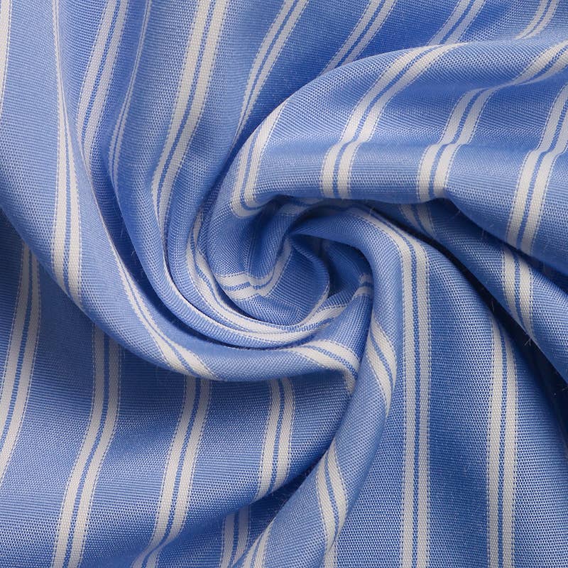 Vintage striped crew neck with bow lace-up dress