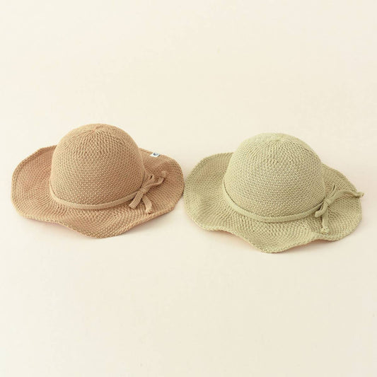 SIMPLE ARTISTIC BOW BUCKET HAT_CWAH1427