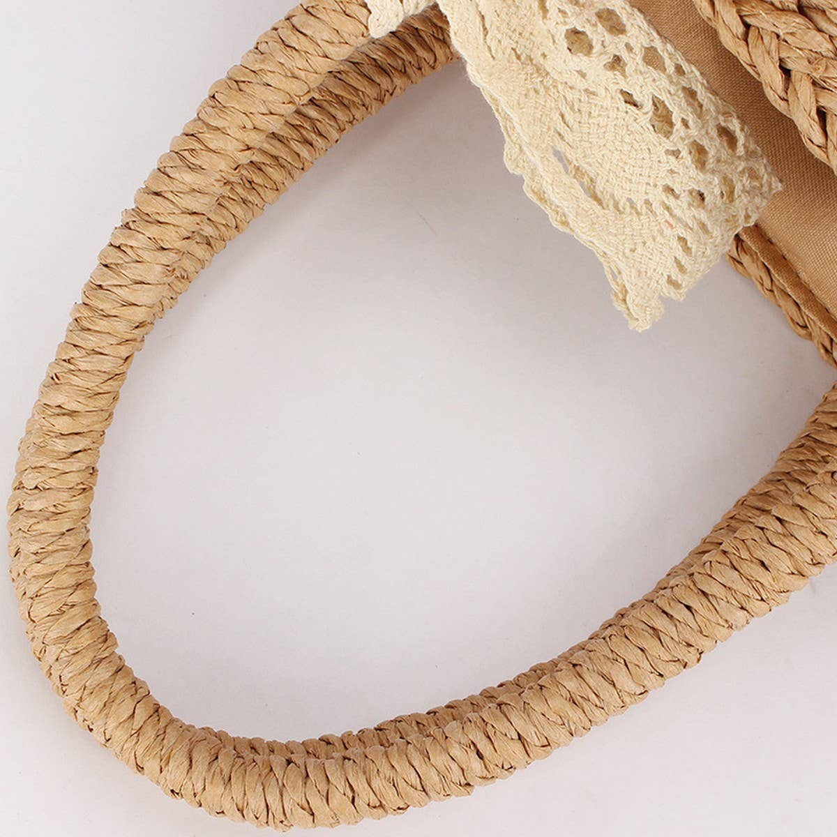 SOLID COLOR CASUAL PAPER ROPE HAND-WOVEN BAG_CWAB4704