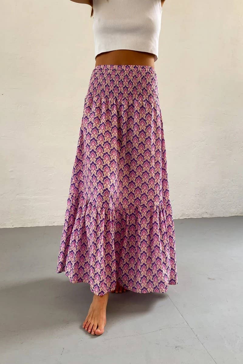 CWBLS0564_NEW SUMMER HOLIDAY STYLE SWING SKIRT