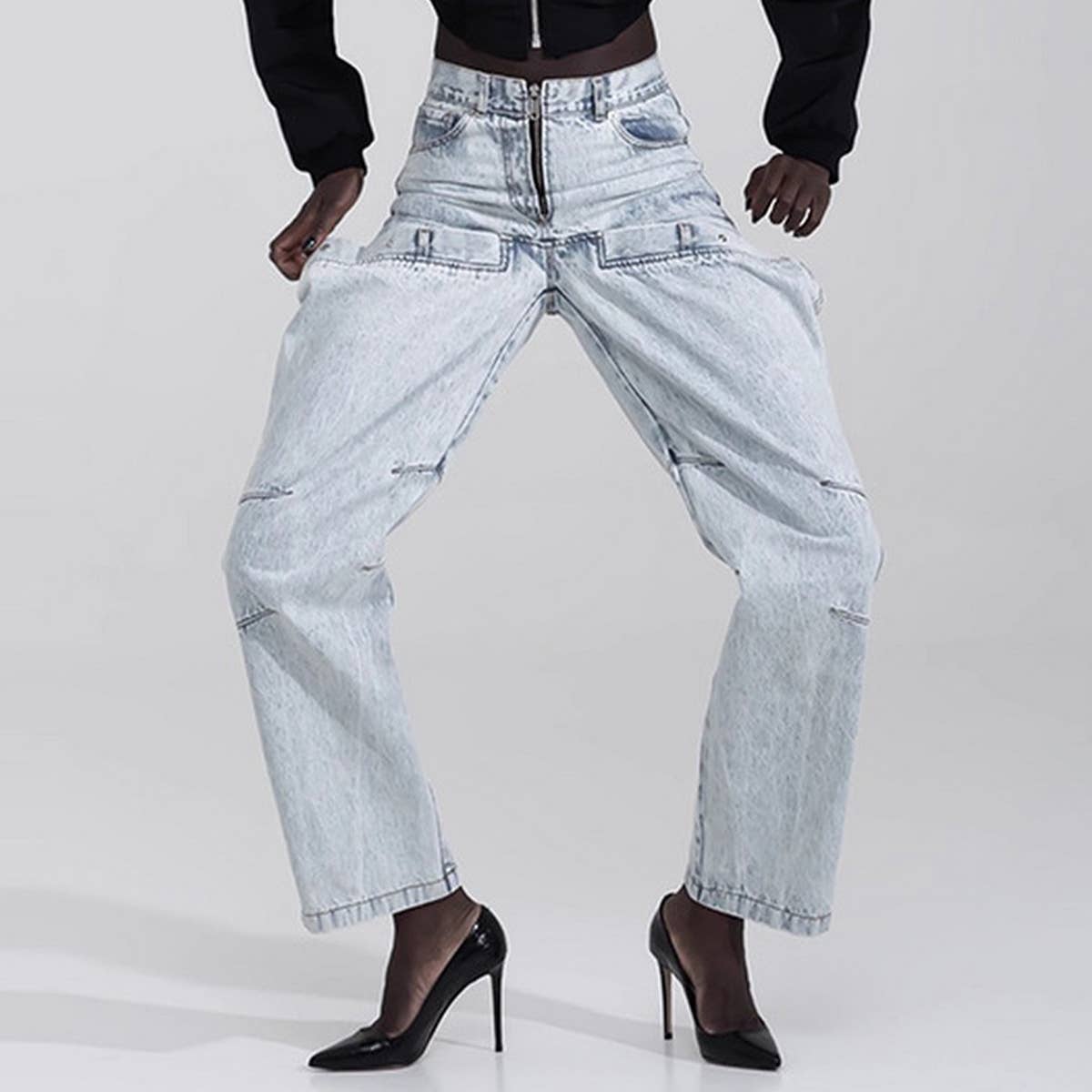 WOMENS LIGHT COLORED CASUAL JEANS