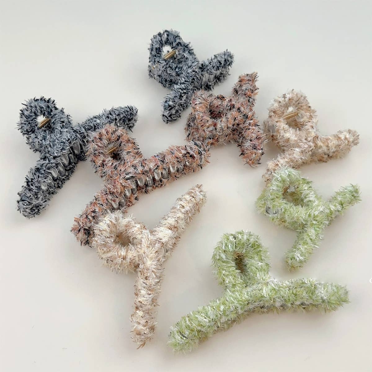 PATCHWORK FABRIC GRAB JACKET RACK LARGE