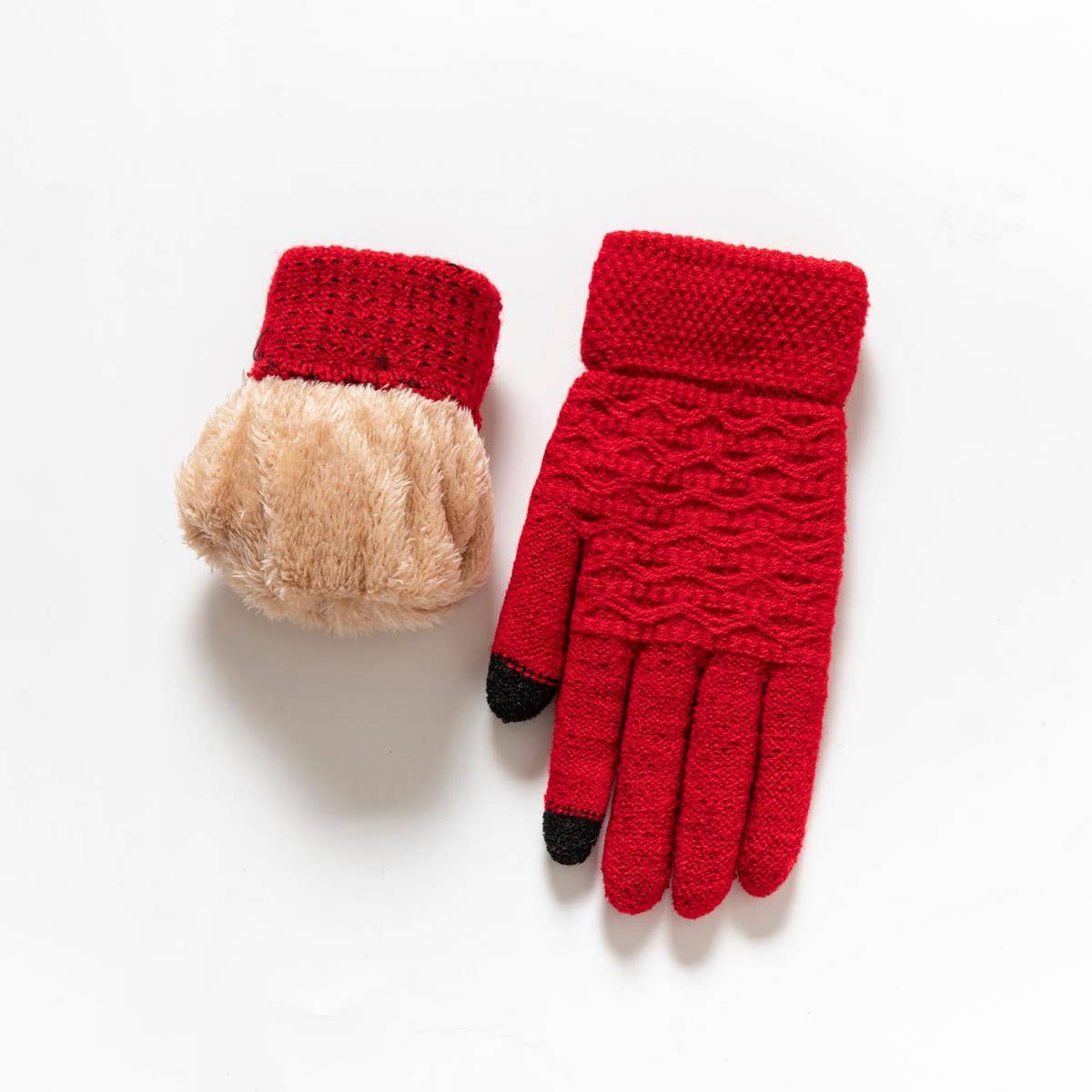 CWAG00555_WINTER KNIT THERMAL SKI CYCLING GLOVES