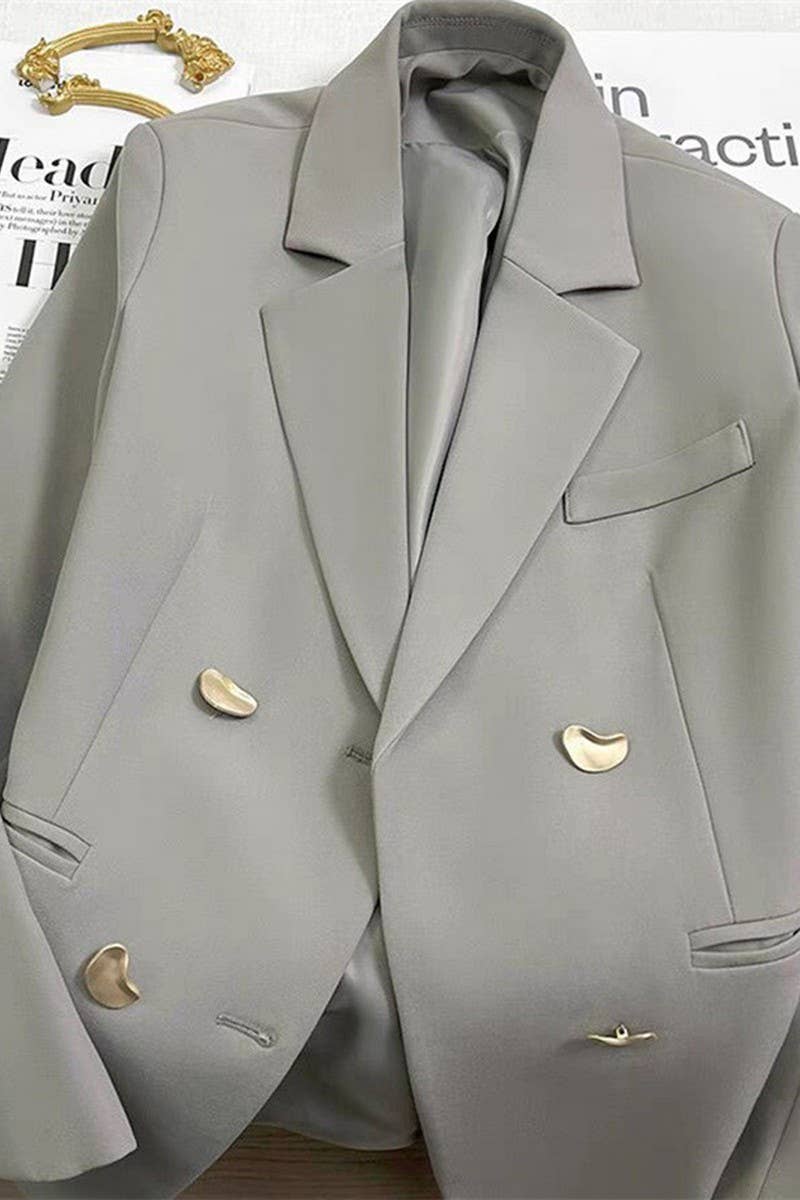 CWOBL0138_SOLID COLOR METAL BUTTON LAPEL COMMUTER SUIT