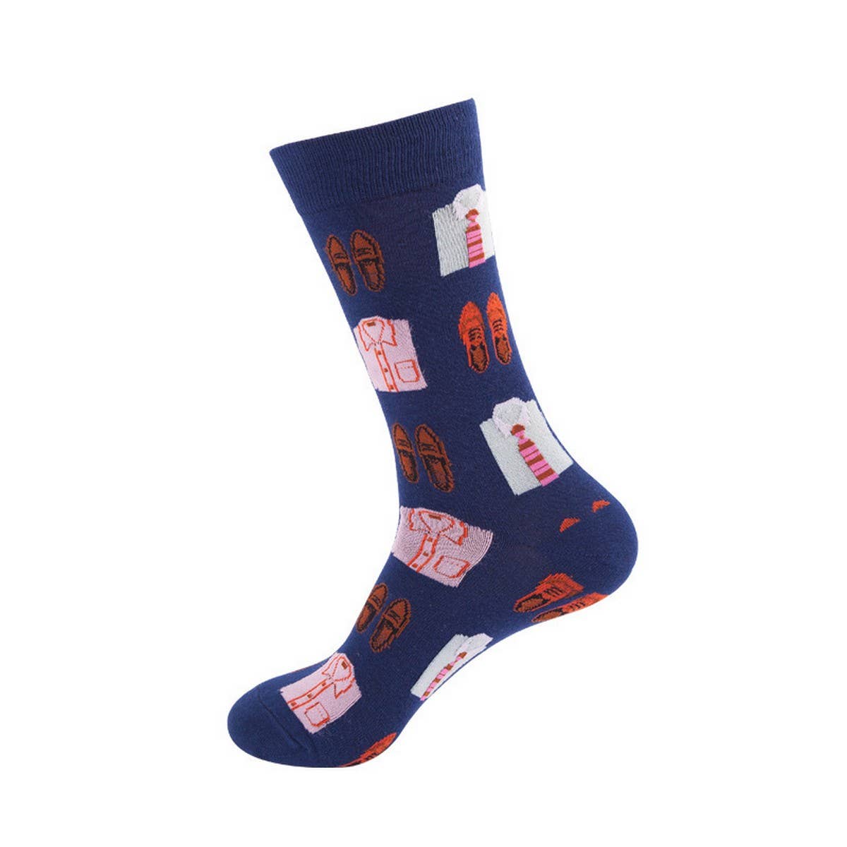 CASUAL PERSONALIZED FOUR SEASONS MID-CALF SOCKS_CWMS1011