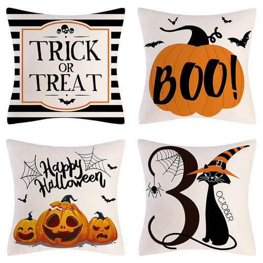 HALLOWEEN CARTOON SPIDER PILLOWCASE