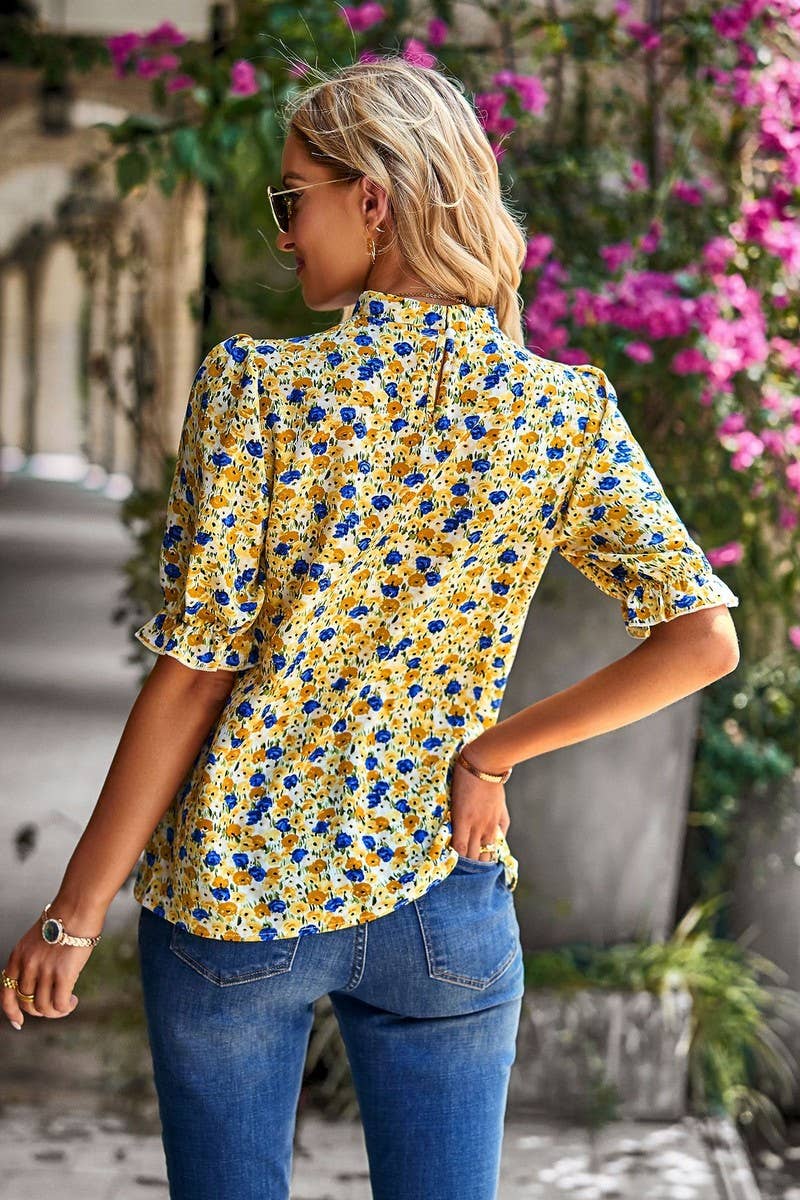 HOLIDAY CASUAL FLORAL SHIRT_CWTSTS0165