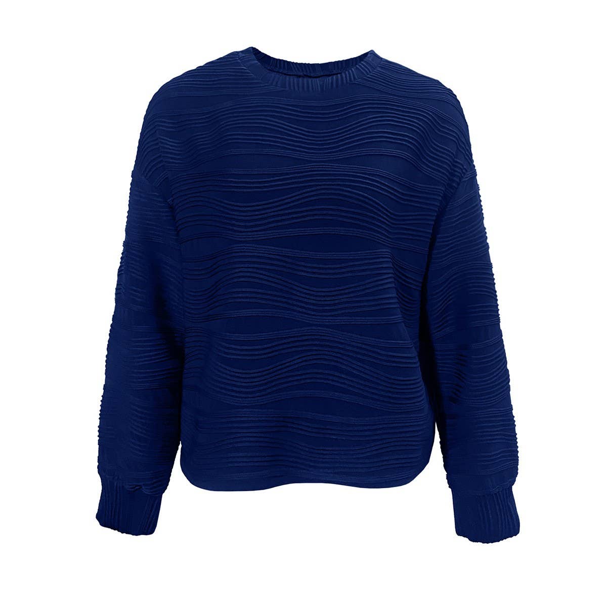 Classic casual knit solid color pullover hoodie_cwtbll1753