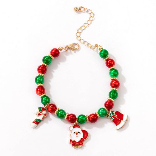 FASHION OIL DROP CHRISTMAS ADJUSTABLE BRACELET_CWAJE2402