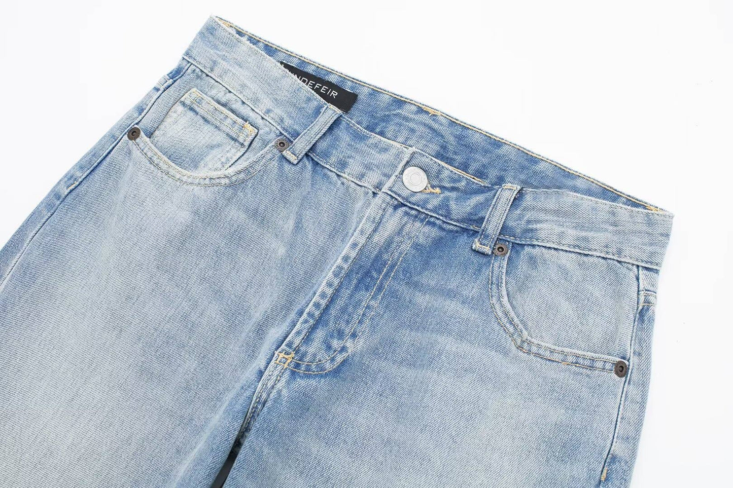 MID-RISE FLARED LONG JEANS FOR WOMEN